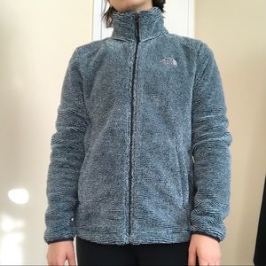 North Face Zip Up Fuzzy Jacket